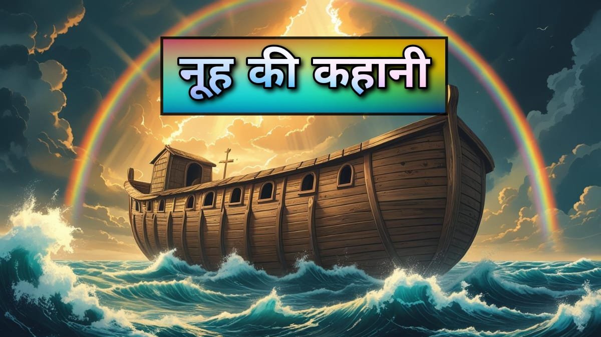 नूह की कहानी - बाइबिल की नाव और महाबाढ़ की हिंदी कहानी (Noah Ark Story in Hindi)